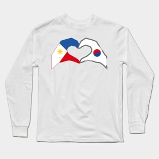 We Heart Philippines & Korea Patriot Series Long Sleeve T-Shirt
